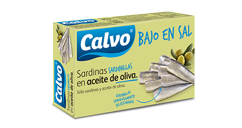 Sardinillas en aceite de oliva bajo en sal