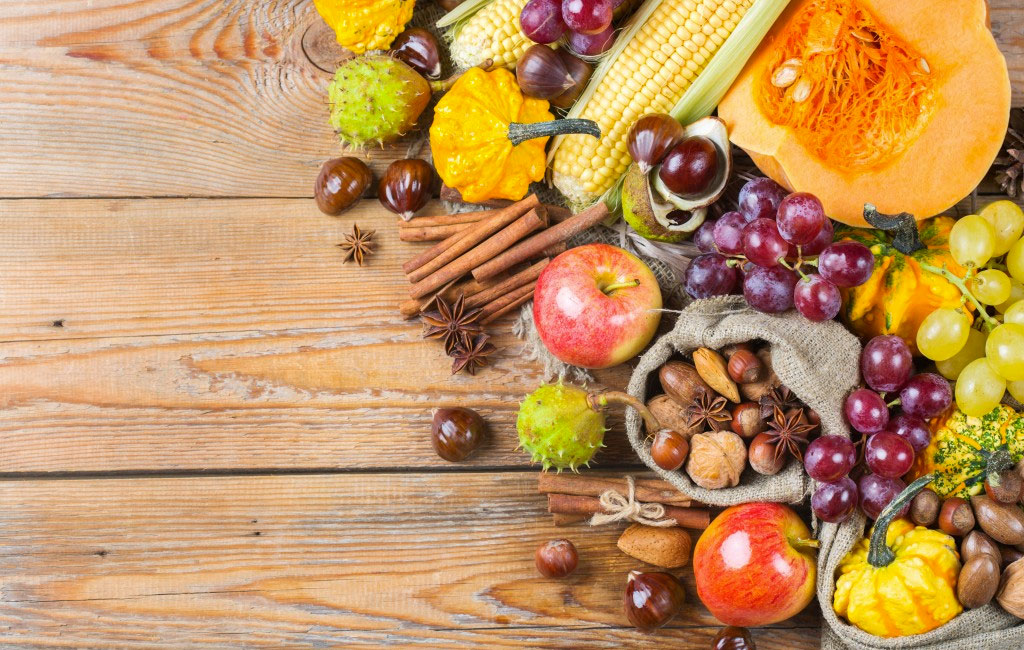 Alimentos saludables en otoño