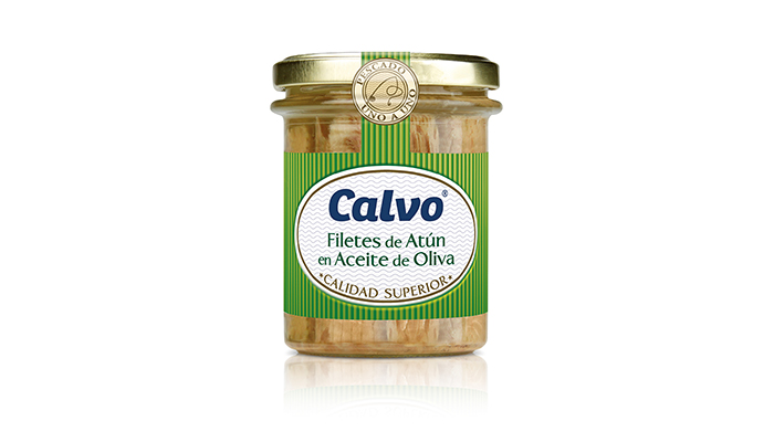 Filetes de atún Calvo en aceite de oliva pescados 1 a 1