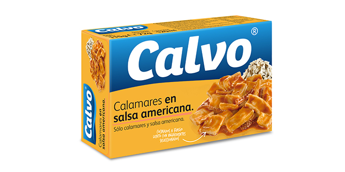 Calamares en salsa americana Calvo