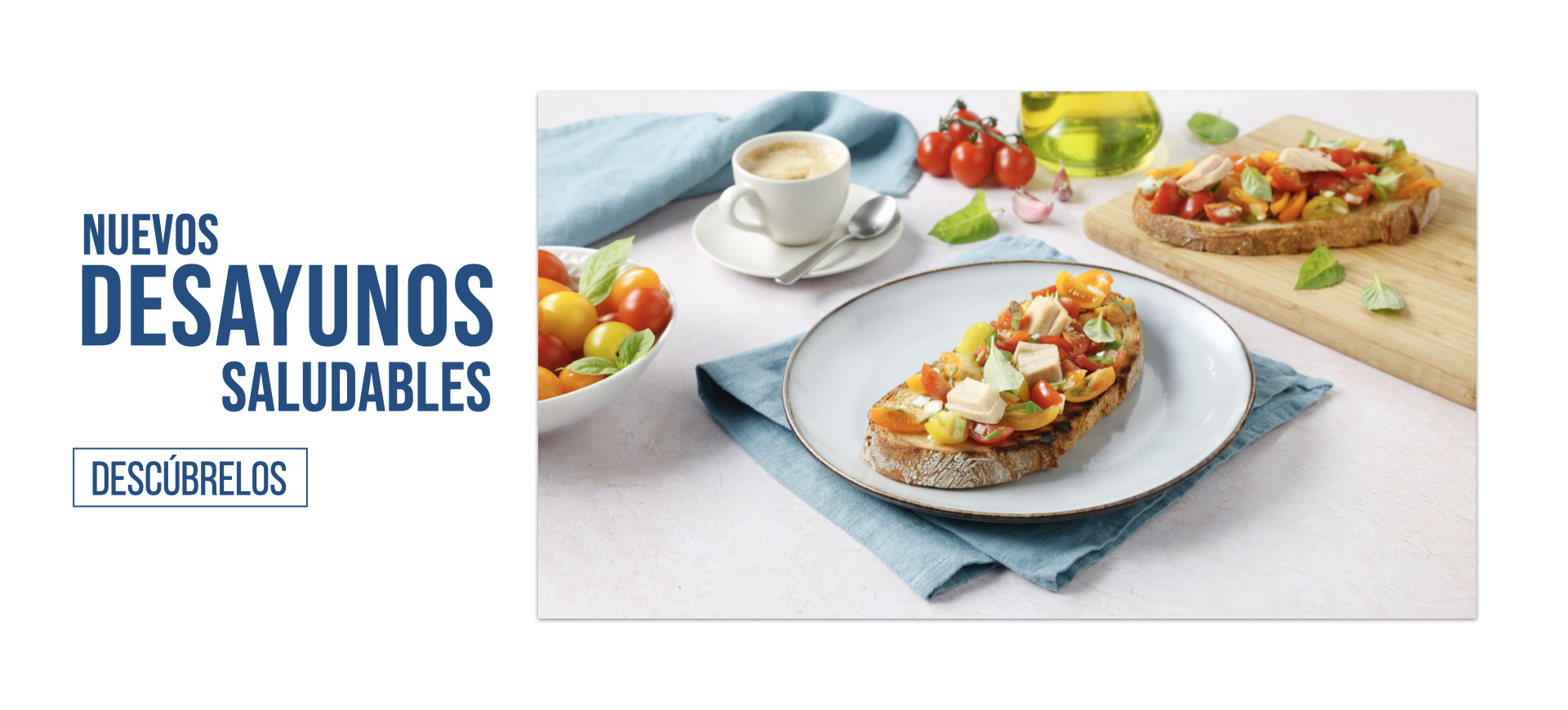 Nuevos desayunos saludables Calvo Bruschetas de atún